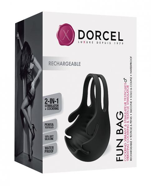 Dorcel Fun Bag Testicle Vibrator – Black