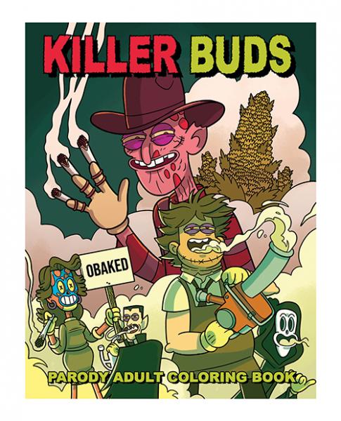 Killer Buds Adult Coloring Book by Wood Rocket