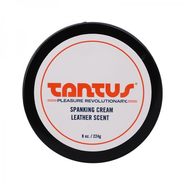 Tantus – Spanking Cream – Leather Scent – 8 Oz.